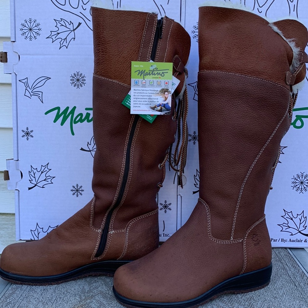 Brand new.. still in the box, martino boots